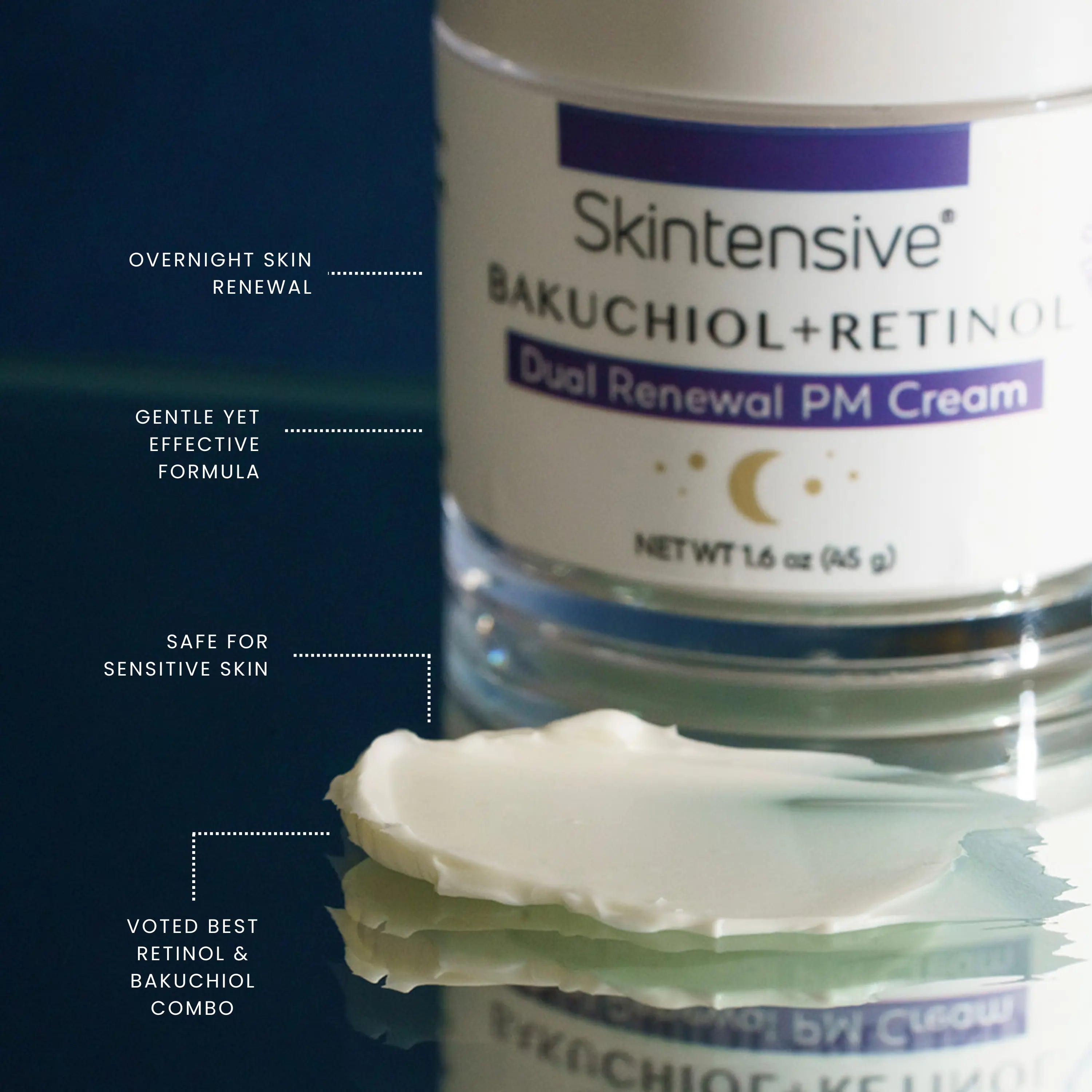 Bakuchiol + Retinol Dual Renewal PM Cream